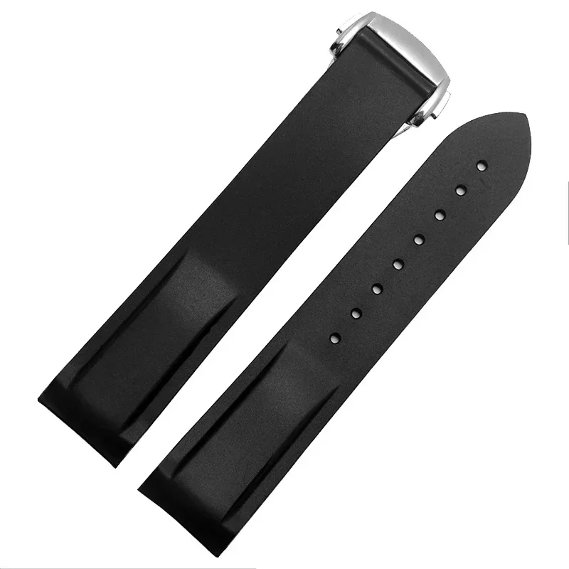 Silicone Watch Strap for Omega Watch AT150 SeaMaster 007 Men\'s Universe Ocean Series Rubber Sports Strap for Seiko 20 22mm