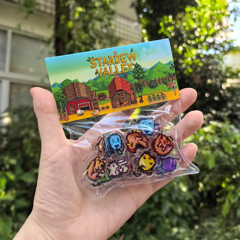

Stardew Valley Mini Acrylic Refrigerator Magnets Complete Art Game Item Collection For Game Fans Fridge Decor Presents