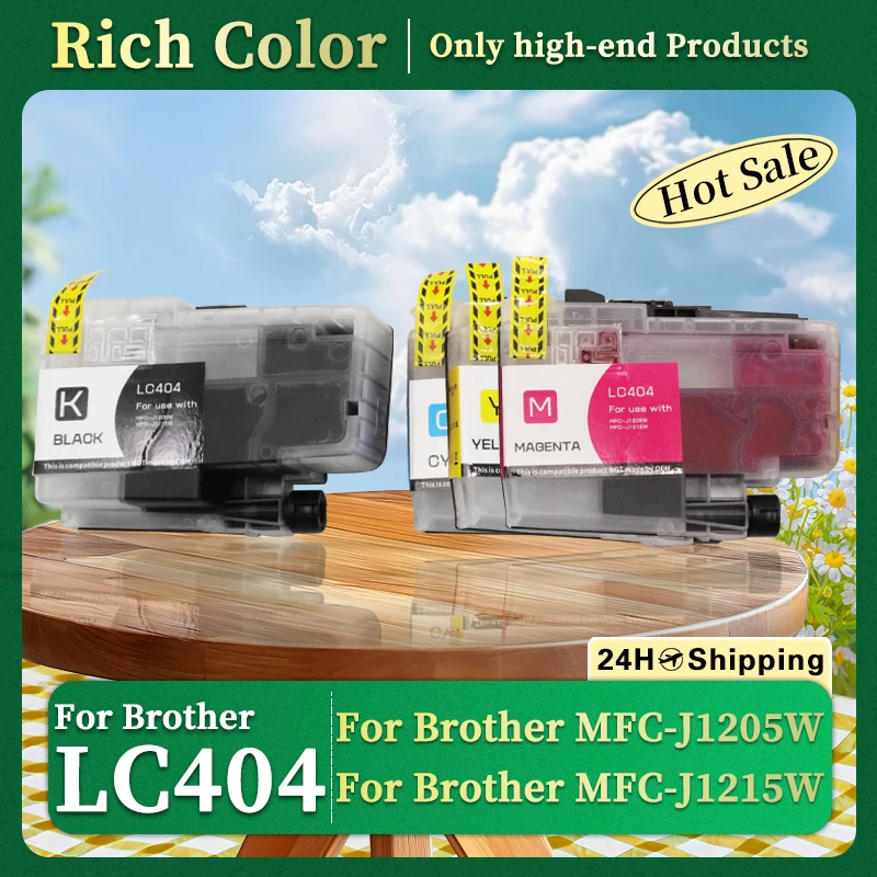 

Стандартная емкость LC404 LC 404, совместимый картридж премиум-класса для принтера Brother MFC-J1205W MFC-J1215W J1205 J1215