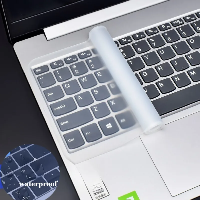 Universal  Laptop Notebook Keyboard PC Keyboard Anti Dust Soft Silicone Protective Clear Film Guard for 12-17 Inch