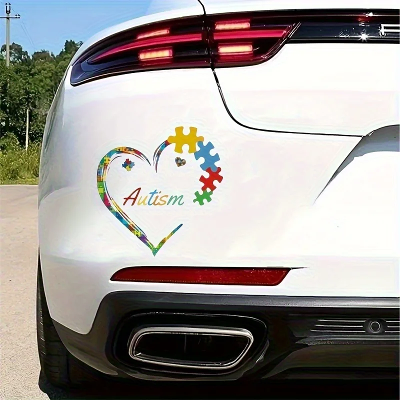 1PC Autism Awareness Multifunctional Vinyl Waterproof Decal Unique Sticker For Car Motorcycle Laptop Fridge Wall Accessories