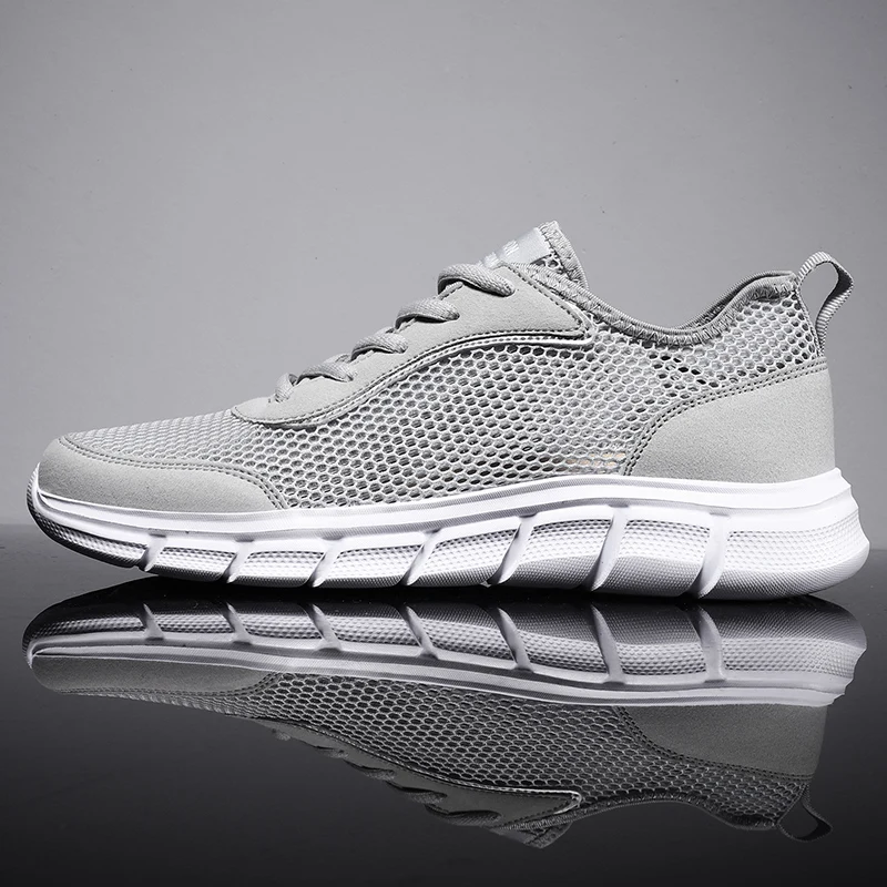 Men Sneaker Shoes Summer 2023 Mesh Sneakers Breathable Lightweight Casual Shoes Comfortable Walking Shoes Zapatillas Hombre