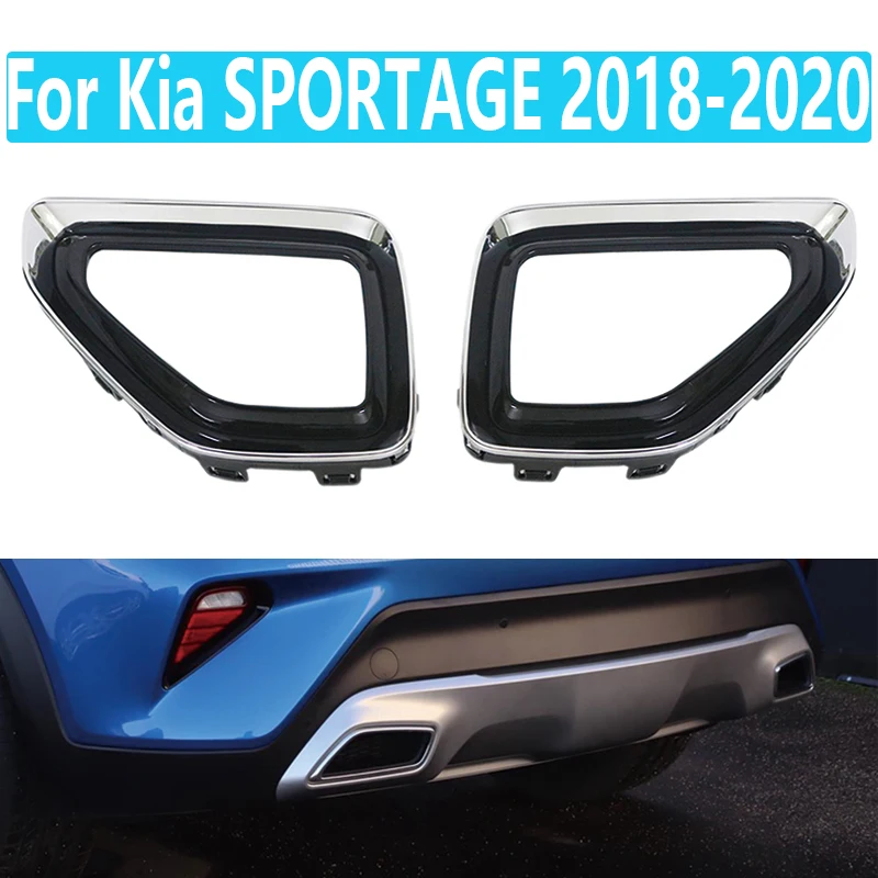 Electroplating Decorative Frame Rear Fog Lamp Frame Cover For Kia SPORTAGE 2018 2019 2020 Year Model Fog Lamp Frame New