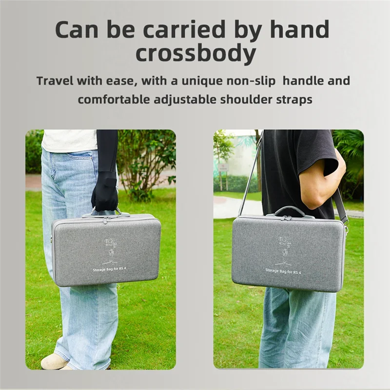 ABKI-กระเป๋าสะพายสําหรับ DJI RS 4 กรณีเก็บ Gimbal Stabilizer อุปกรณ์เสริมกระเป๋าถือกระเป๋าเดินทาง Hardshell Anti-Fall กล่องใส่