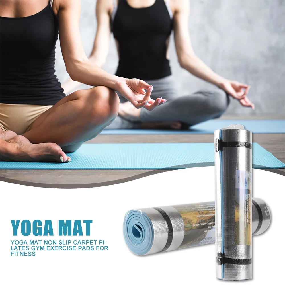 Single Yoga Mat Outdoor Aluminum 1800x500x6mm Film Moisture Moisture-proof  Multifunctional Lightweight Picnic Mat