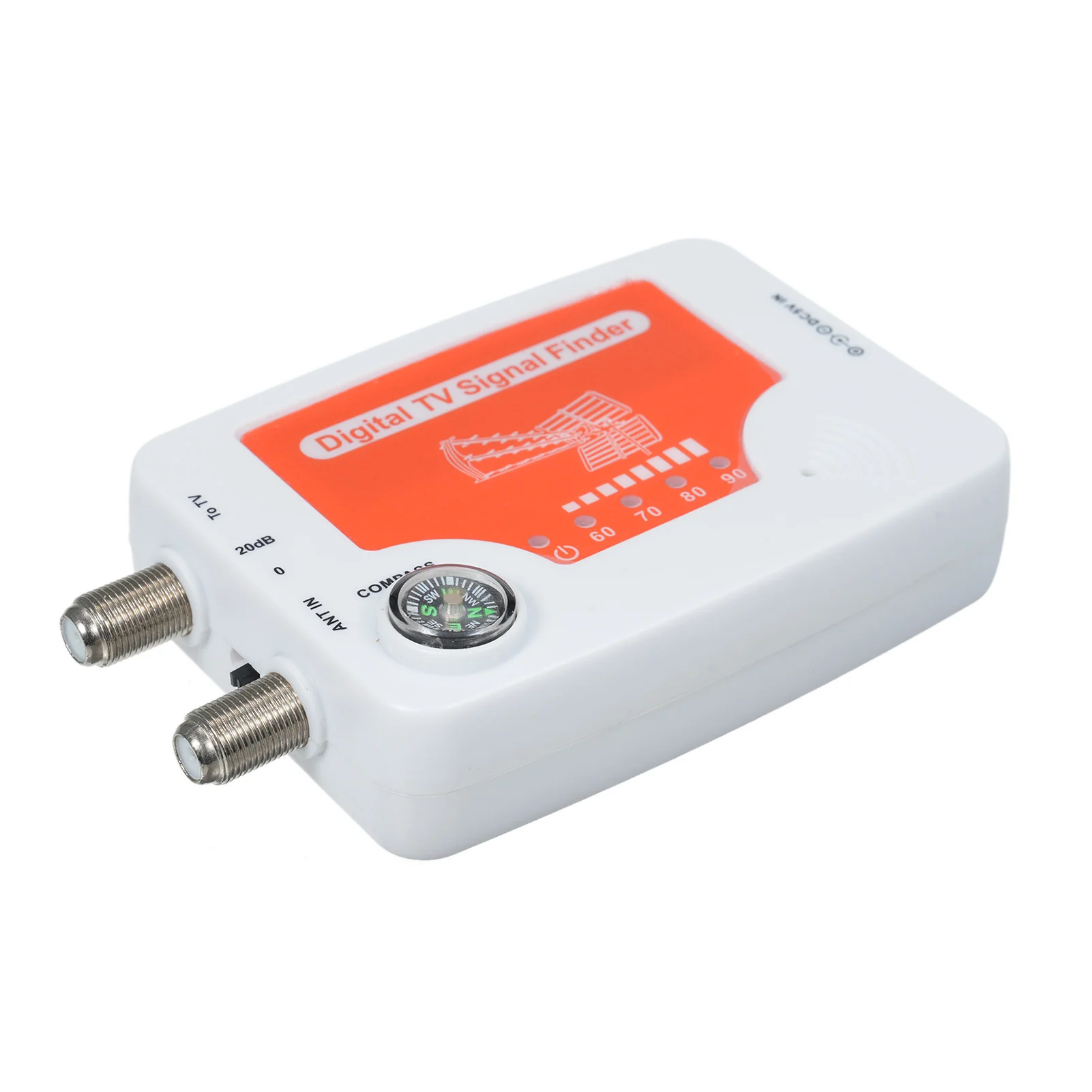 Digital TV Signal Finder Mini Signal Finder Digital Aerial Terrestrial TV Antenna Signal Meter Detector Receiver with Compass