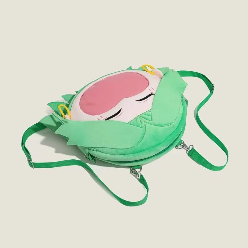 One Piece Zoro Kawaii Figur Großer Kapazität Big Mouth Ita Rucksack – Puppen- und Abzeichen-Aufbewahrungsrucksack-Geschenke