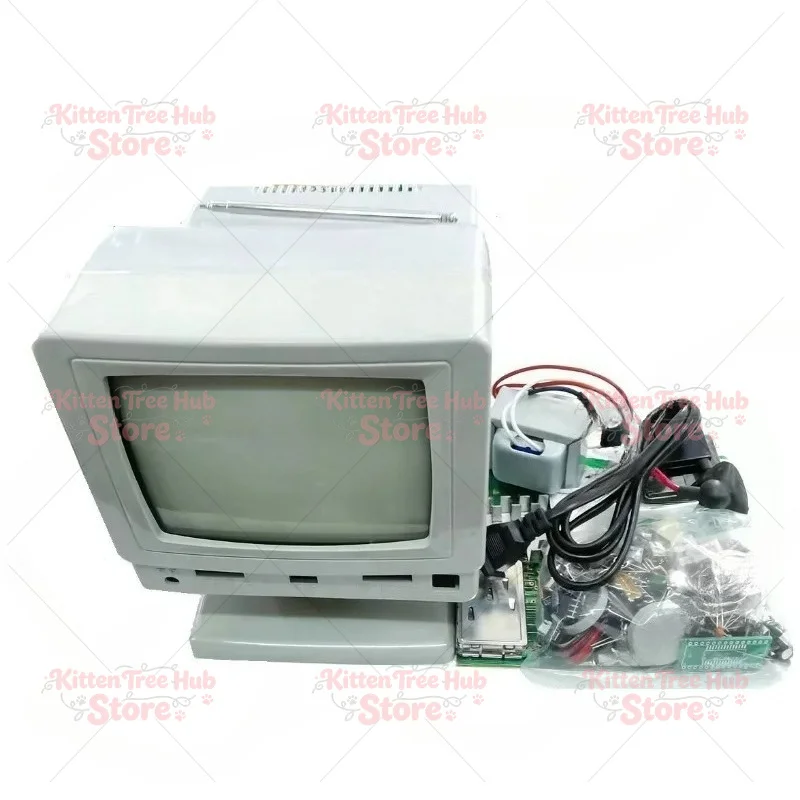 Black And White Tv Kit Electronic Production Training Parts