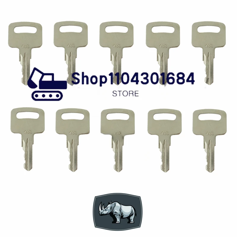 NiftyLift 455 Set of 10 Keys for Genie SkyJack Kubota Whisper Ronis Terex Vermeer Snorkel Upright Industrial Models