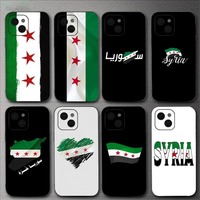 Syrian Revolution Flag Phone Case For iPhone 11 12 13 14 15 16 Pro Max X XR XS 7 8 Plus Mini SE Funda