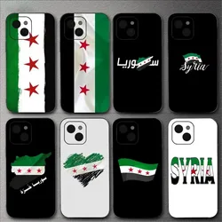Syrian Revolution Flag Phone Case For iPhone 11 12 13 14 15 16 Pro Max X XR XS 7 8 Plus Mini SE Funda