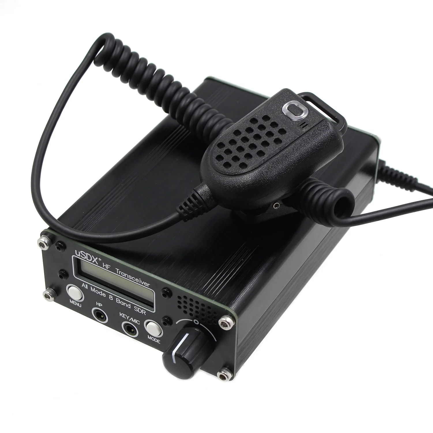 Original R1.02W 3-5W USDX+ SDR Transceiver All Mode 8 Band HF Ham Radio QRP CW Transceiver 80M/60M/40M/30M/20M/17M/15M/10M