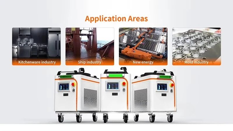 Heavy-Duty 300W  Cleaning Equipment - Fast Paint Stripping & Surface Preparation for Large Structures, High Efficiency