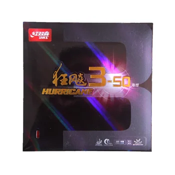 기존 DHS 허리케인 3-50 3 50 스폰지 Pips-in 탁구 고무 스폰지 탁구 고무 포함