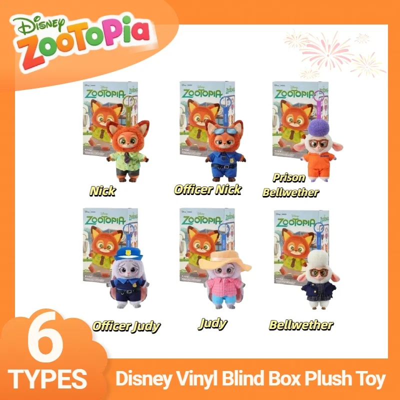 

Disney Zootopia слепая коробка милый Ник Джуди фигурка плюшевая виниловая кукла загадочная коробка аниме фигурки мультфильм коллекция модель игрушки
