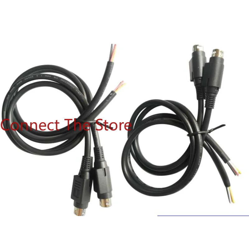 1PCS Supply Electronic Connector DIN 4P Male Eight-piece Assembled Connecting Wire Medium   1m.