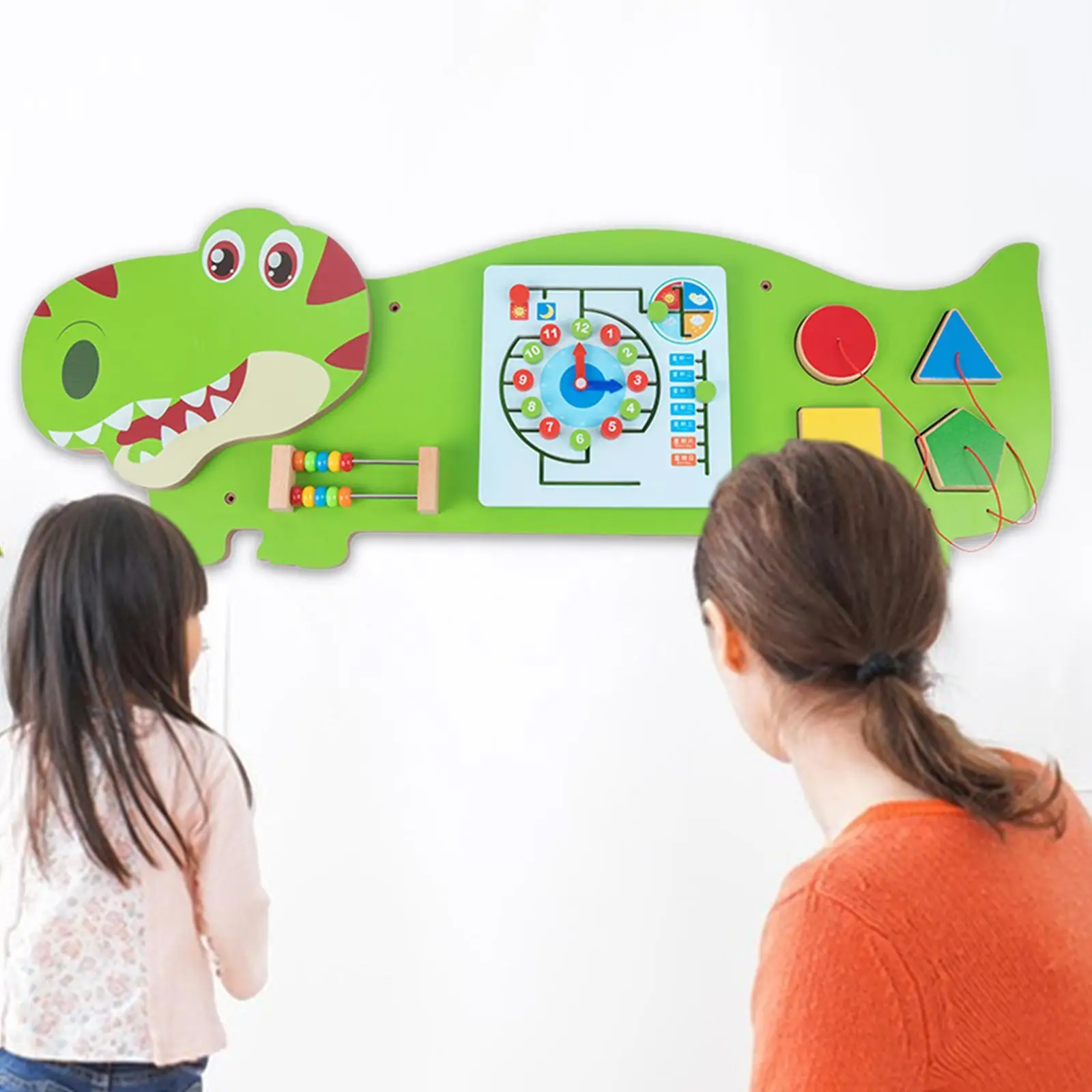 Children Wall Playing Cartoon Multicolor Combination Wooden Toy Children Boy