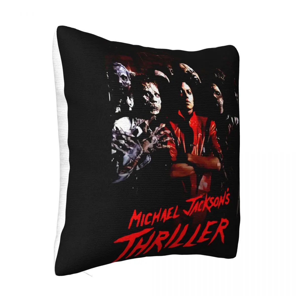 Michael Jackson Thriller Half Black T Warmer Women Men Kawaii Oversize Style Hipster Logo Pillow Case