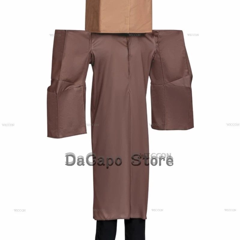 Mine NPC Villager Cosplay Costume para homens e mulheres, terno engraçado, uniformes artesanais, roupas, roupas, festa de Halloween