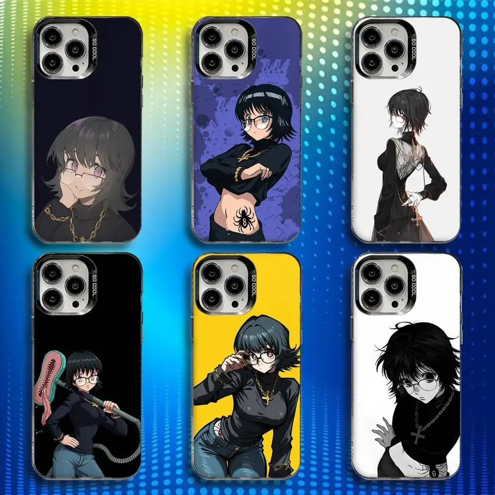 

H-Hunter S-Shizuku Anime Phone Case For iPhone 16,15,14,13,12,11,Mini,Pro,SE,MAX White Matte Shockproof Cover