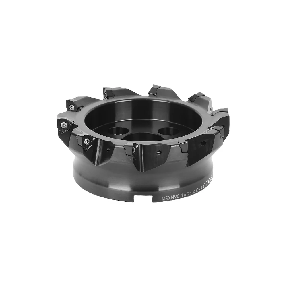 Tg CNC Milling Cutter  Insert MFXN90 Degree Indexable Square shoulder End milling cutterr MSXN90-160C40-10T08 For XNEX Insert