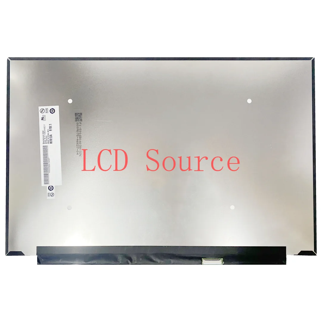 B160QAN02.Z 2.5k 16.0‘’inch Laptop 240Hz 2560×1600 40pin EDP 16:10 Matrix DP/N 0RHJNF LCD Screen