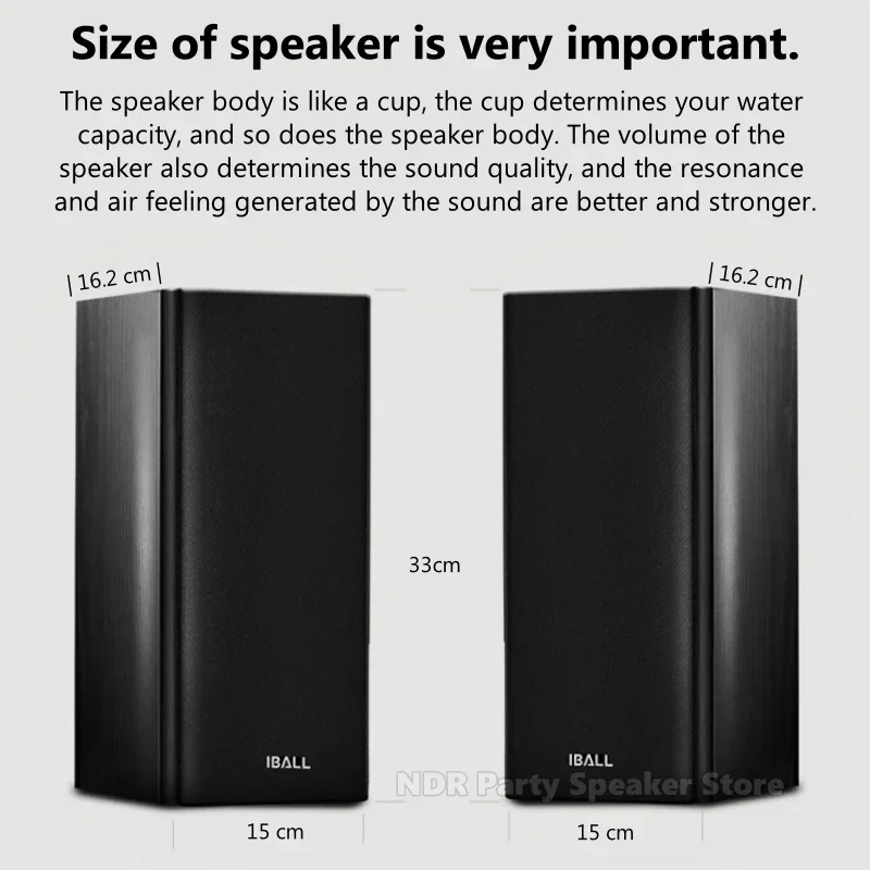 Haut-parleurs d'étagère 60W 4 pouces, moniteur 6ohm, fièvre passive, Hifi Surround, haute fidélité, Audio domestique, musique, amplificateurs sonores