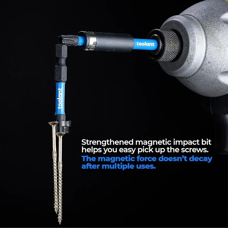 20/10PCS Torx Impact Drill Bit Set S2 Steel Hex Head Shank Magnetic Screwdriver Driver Bits Holder Wrench Electric Drill Tools