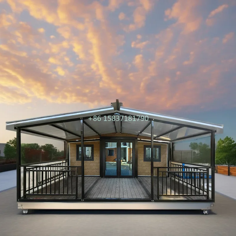 Expandable Container Houses 20ft 40ft Folding House Luxury Prefabricated Home Container Casas Prefabricadas Para Vivir Tiny Home