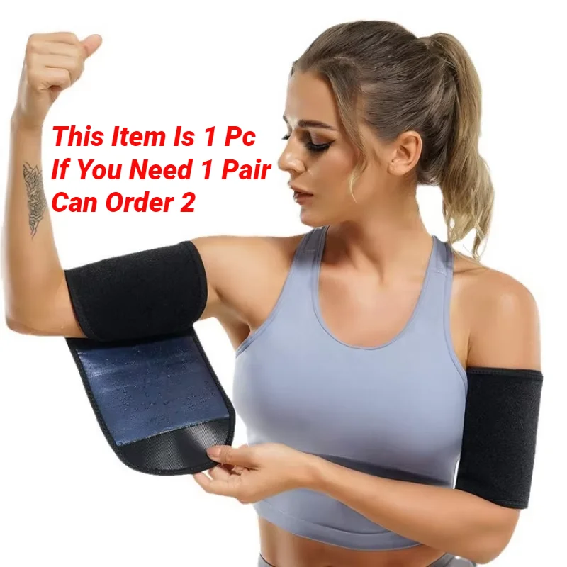 Women Arm Shapers Sauna Sweat Trimmers Trainer Bands Sports Workout Wrap Band Gym Slimming Belts Fitness Shapewear Sleeves