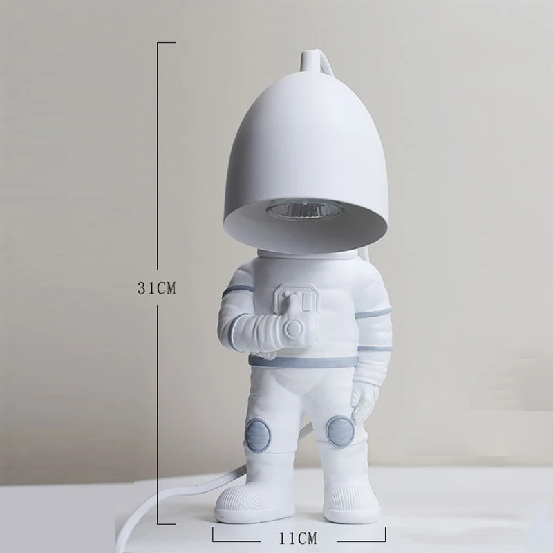 Astronaut Dimmable Table Lamp for Living Room Bedroom Lamp Angle Adjustable Desk Light Fixtures Home Decor Kids Holiday Gifts