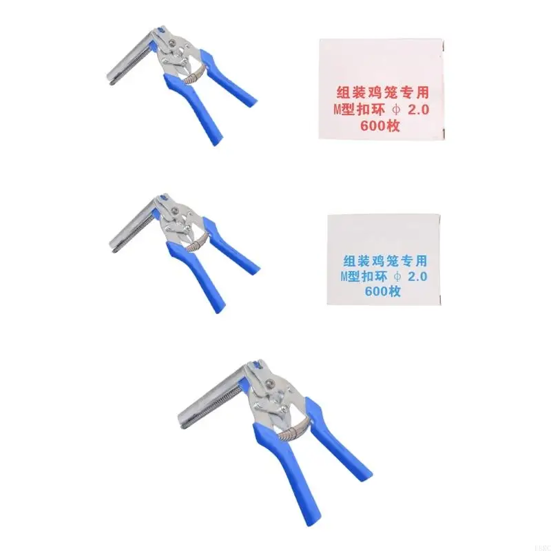 

L8RC Efficient Cage Binding Tool in Blue Featuring Comfortable Grip and Long Lasting Material for Home Garden Projects