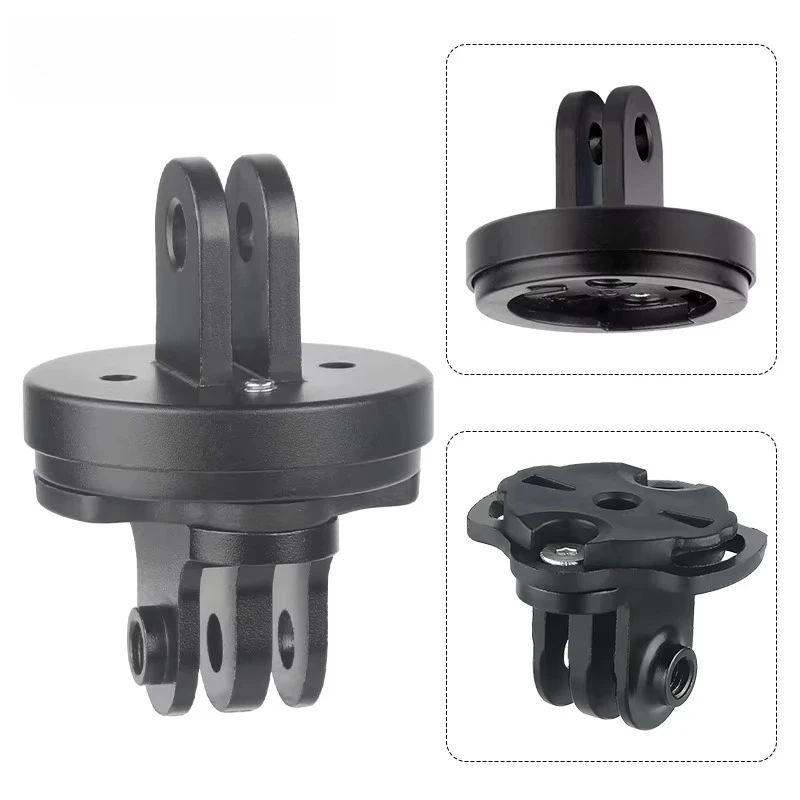Bike Computer Mount Adapter Dual/Triple Fork Bracket Under Mount Holder for Garmin Bike Computer