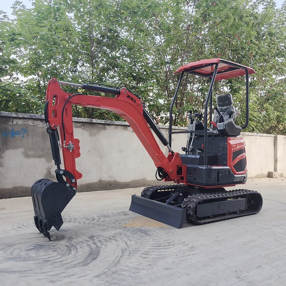 Free Shipping Mini Excavator EPA/EURO5 Kubota Engine 3.5Ton Crawler Micro Digger 1 ton 2 ton Hydraulic Farm Small Mini Excavator