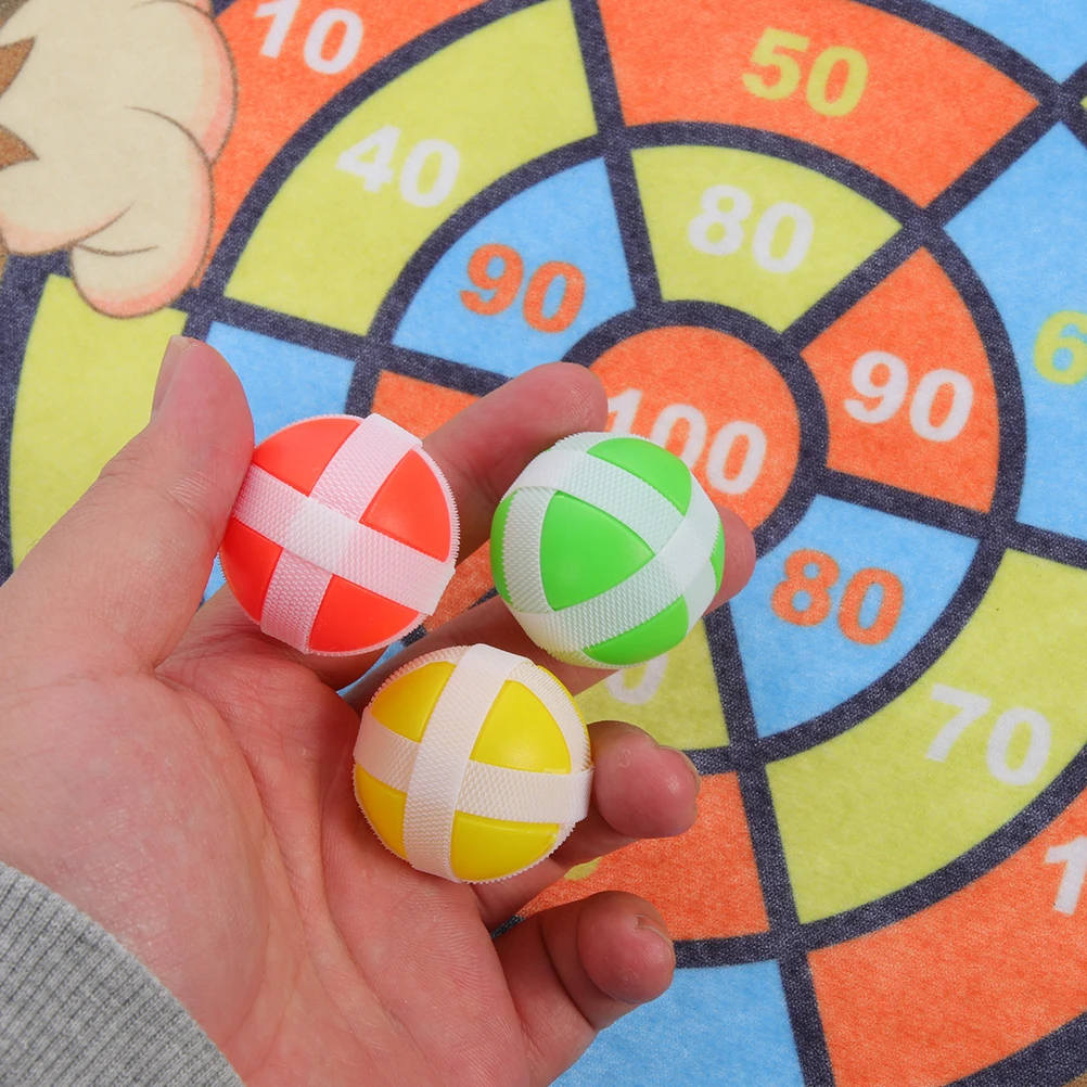 

Sticky Ball Dart Board Game Toy Kids Easter Gift 1 Set Small Monkey 3 Balls Indoor Play Parent Child Interaction