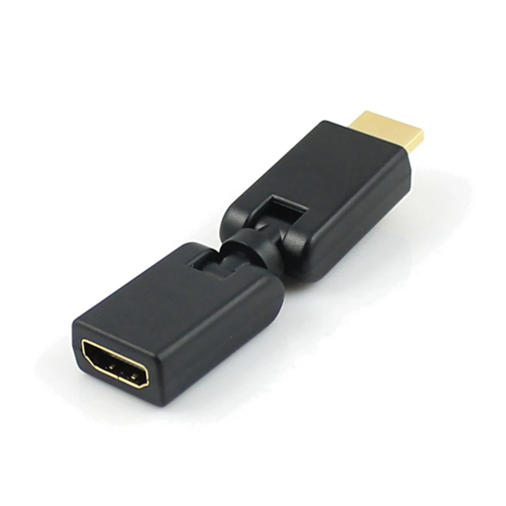 HDMI laki-laki ke perempuan HDMI definisi tinggi 360 derajat rotasi berubah-ubah adaptor HDMI ekstensi komputer laki-laki ke Perempuan