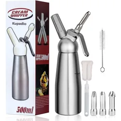 17 oz 34 oz cream dispenser cake decorating gun siphon squeeze bottle dessert tool cream whisk baking supplies 500/1000 ml