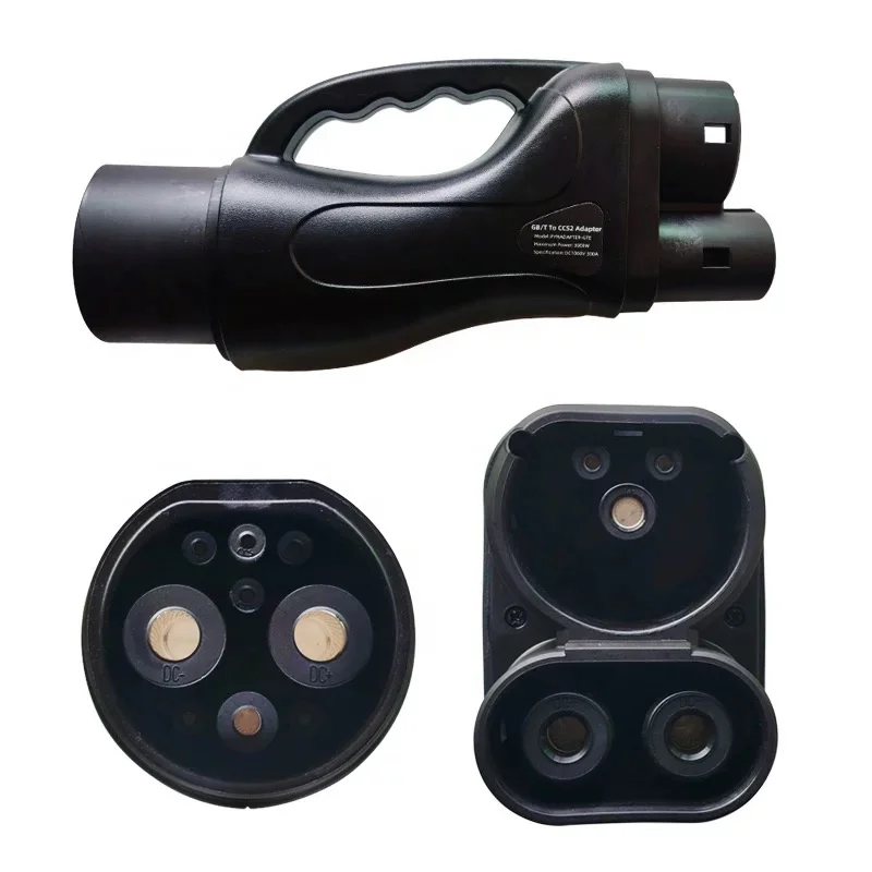 New Energy Vehicle Parts Accessories Charging Station EV Socket GBT to CCS2 DC Charger Adapter view 2