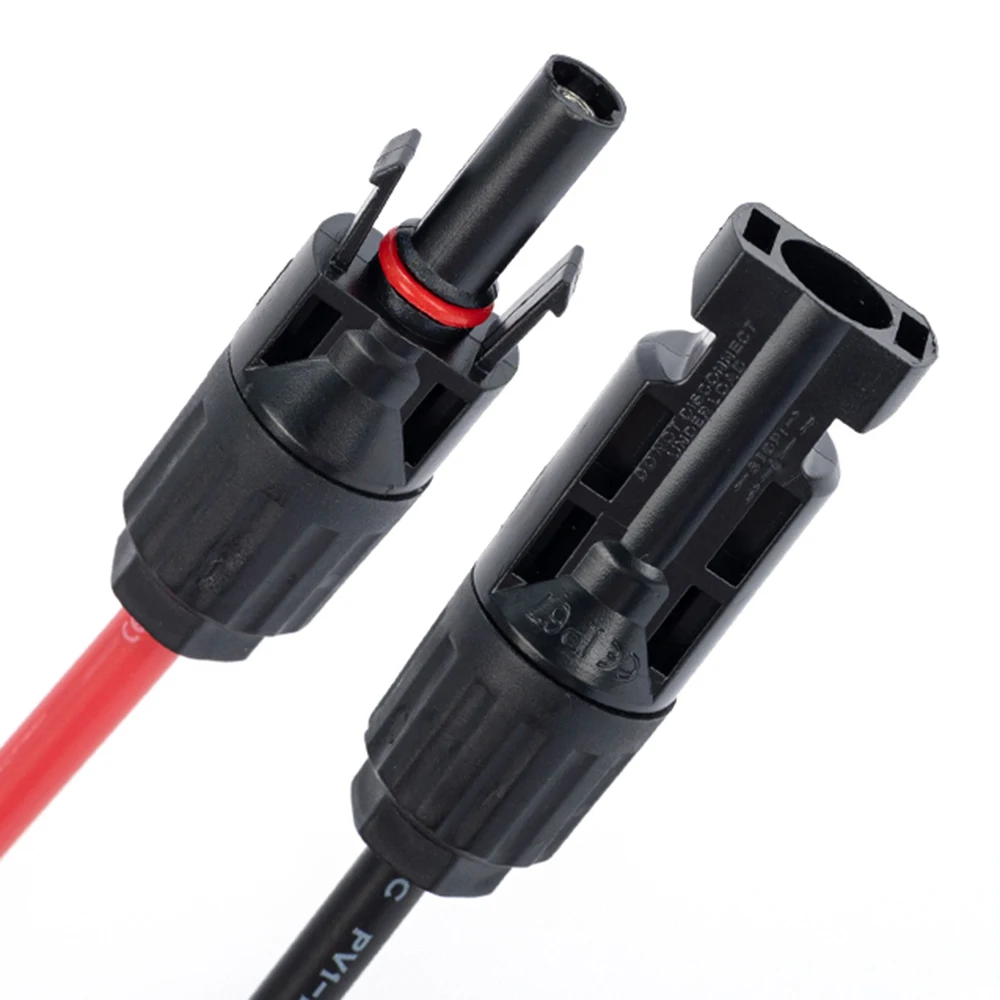 10AWG 12AWG كابل تمديد الطاقة الشمسية المضفر سلك PV لنظام الألواح الشمسية RV قارب البحرية