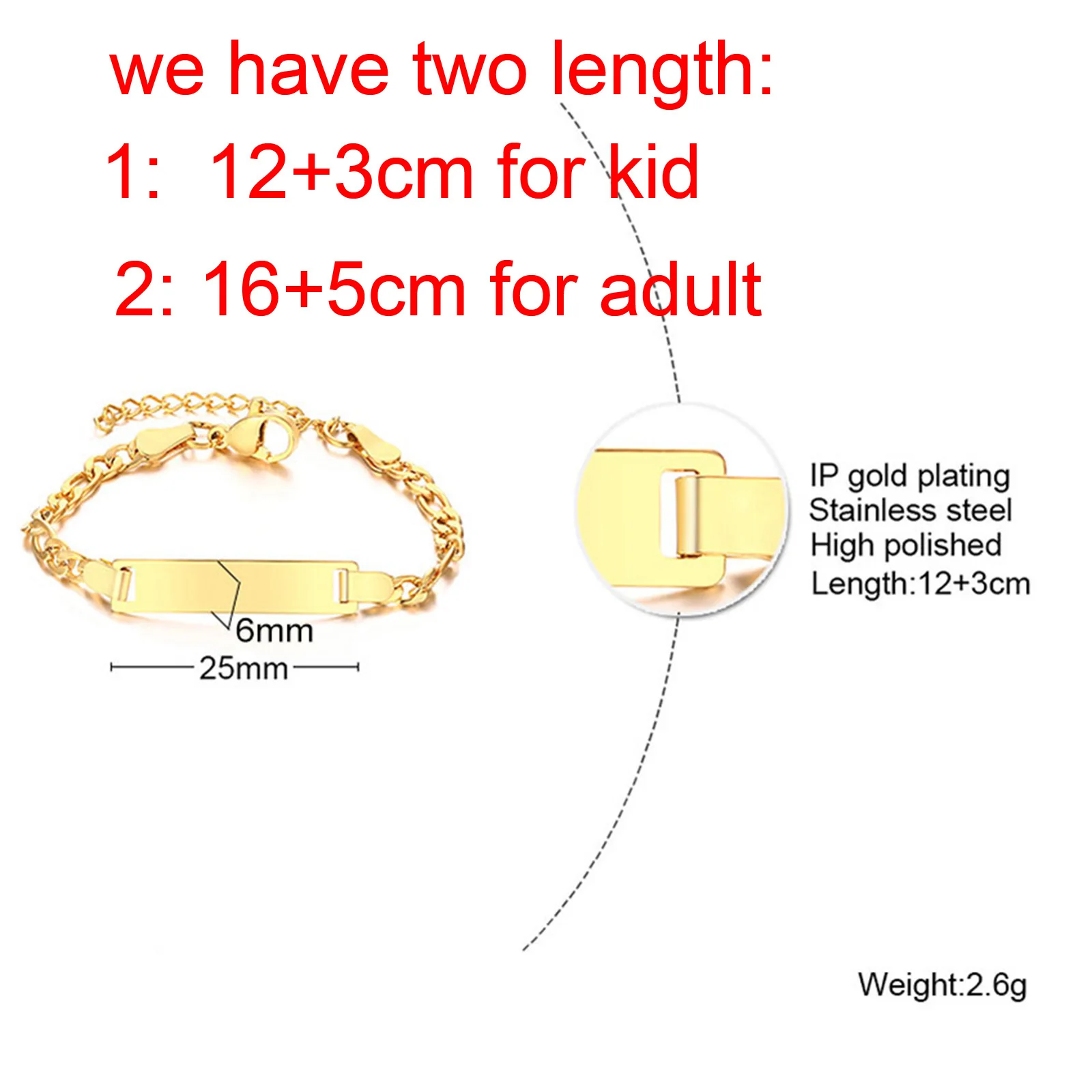 سوار للأطفال الرضع، سوار سلسلة من الفولاذ المقاوم للصدأ، رابط قابل للتعديل بدون اسم، هدية عيد ميلاد للفتيات والأولاد والأطفال #5