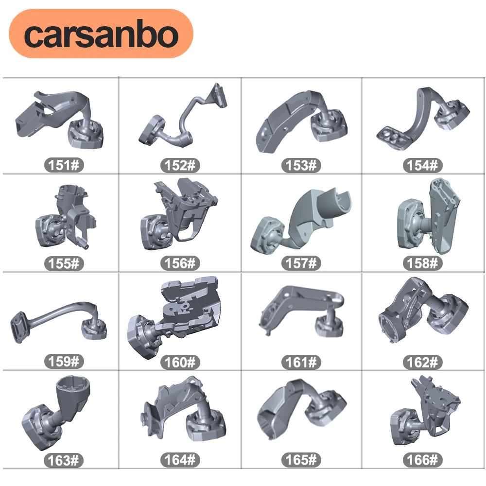 Carsanbo Rearview Mirror Bracket NO.151-166 168-201 for Most of BYD Geely Wuling BMW Benz Ford Foton Lexus GAC Jeep Honda Toyota