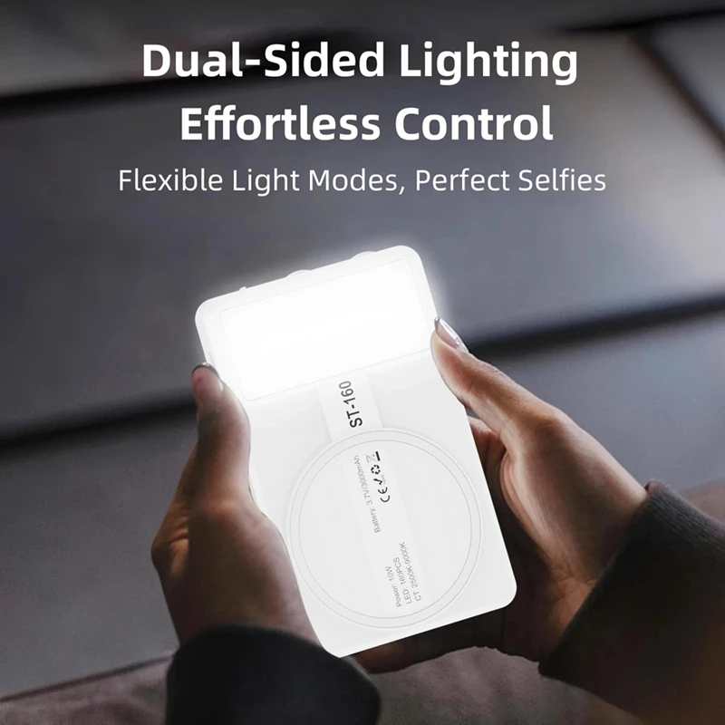 

10 Вт 3000 мАч аккумулятор мини-фотография живая двухсторонняя магнитная заполняющая лампа 160 шт. светодиодные бусины высокой яркости-A10G