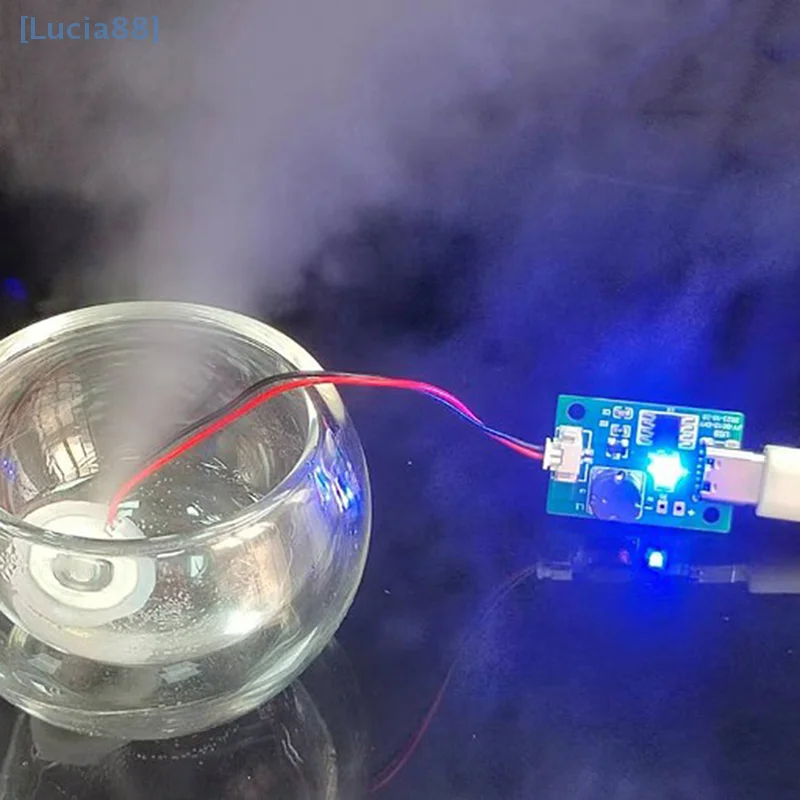 【CCA96】DC 5V Switchable Four Spray Humidifier Module Atomization Control Board DIY Ultrasonic Atomizer TYPE - C Interface