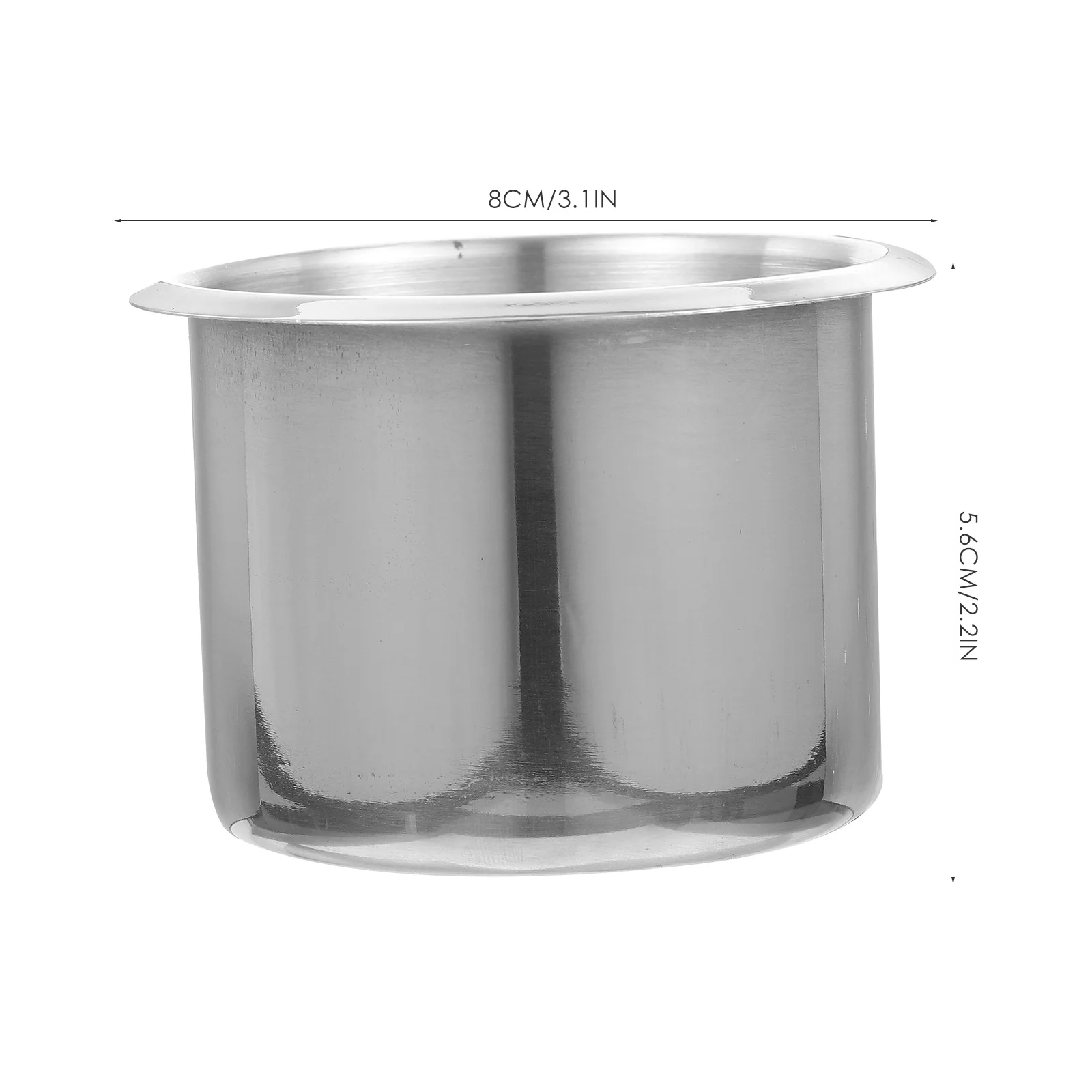 

Sturdy Stainless Steel Car Cup Holder Durable Universal Fit Auto RV Seat Back Console Lightweight Corrosion Resistant for All