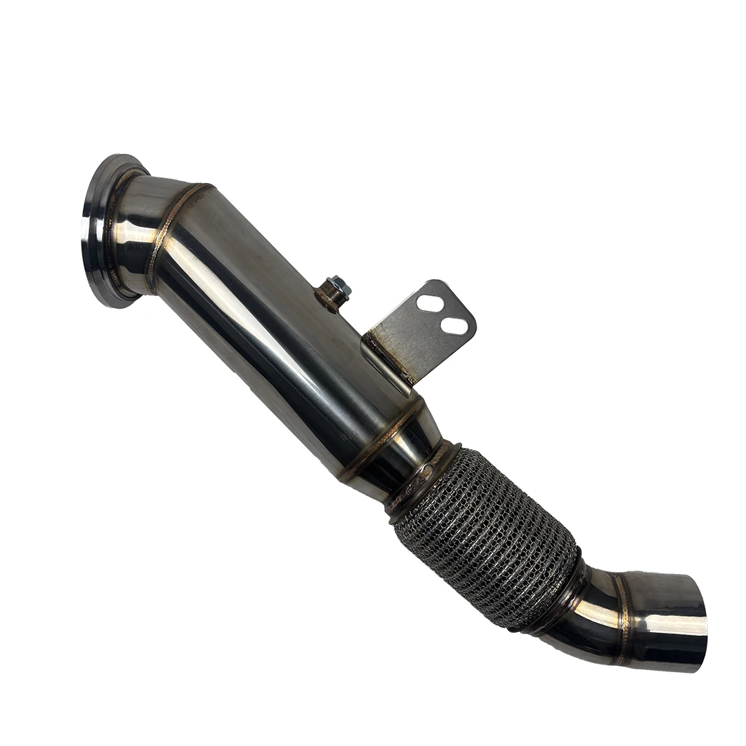 4'' High-Performance Direct-Fit Catless Downpipe for BMW B58 M240i 340i 440i 540i 740i F & G Series Stainless Steel