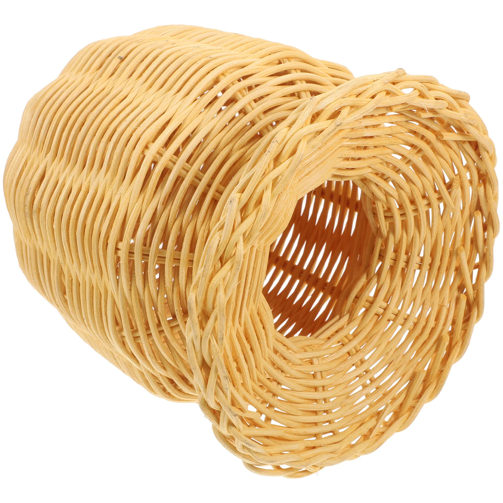 

Rattan Mannequin Head Stand Handmade Wicker Hat Display Holder Stable Base Rustic Vine Woven Cap Rack for Home Salon