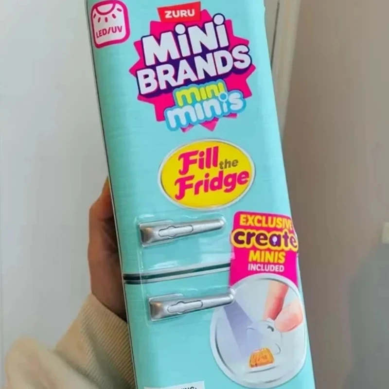 Ball Mini Refrigerator Food Blind Box Set Playable Baby House Scene Toy Gift Trendy Collectible Miniature Toys in Stock