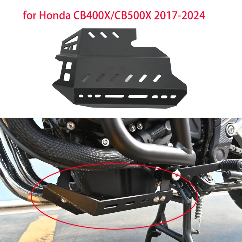 

Мотоцикл подходит для Honda CB400X/CB500X 2017-2024, модифицированная защитная пластина двигателя, аксессуары для защиты шасси