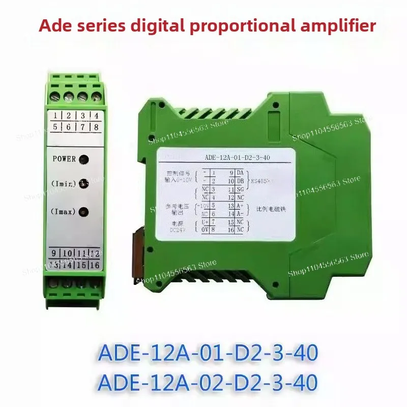 ADE-12A Hydraulic Proportional Valve Amplifier - DBEM Dedicated Flow Valve Controller Plate