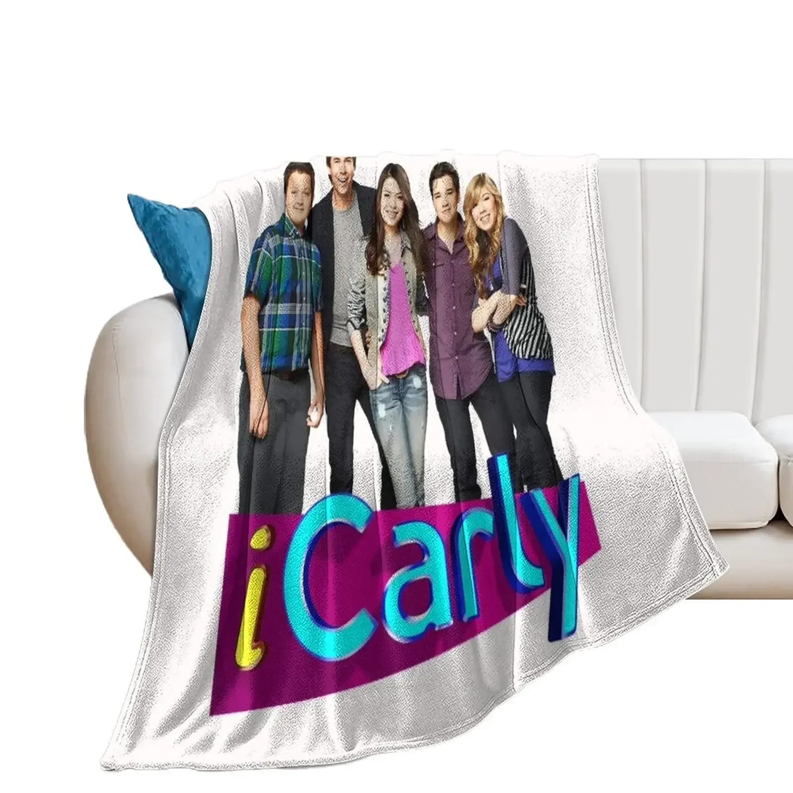 ICarly Nice friends Throw Blanket Softest Flannel Blankets